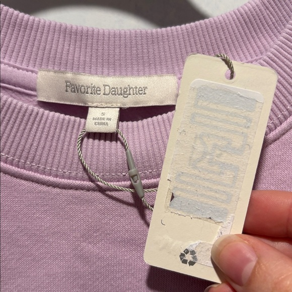 FAVORITE DAUGHTER varsity logo crewneck sweatshirt - Picture 2 of 5